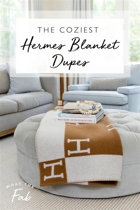 best hermes blanket dupe.